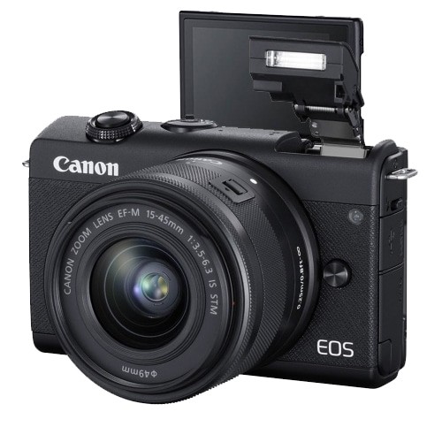 Cámara Profesional Canon M200 Mirroless Con Lente 15-45 Video 4k