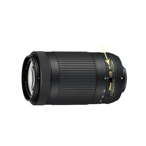 Lente Nikon AF-P NIKKOR 70-300mm f/4.5-5.6E ED VR Teleobjetivo