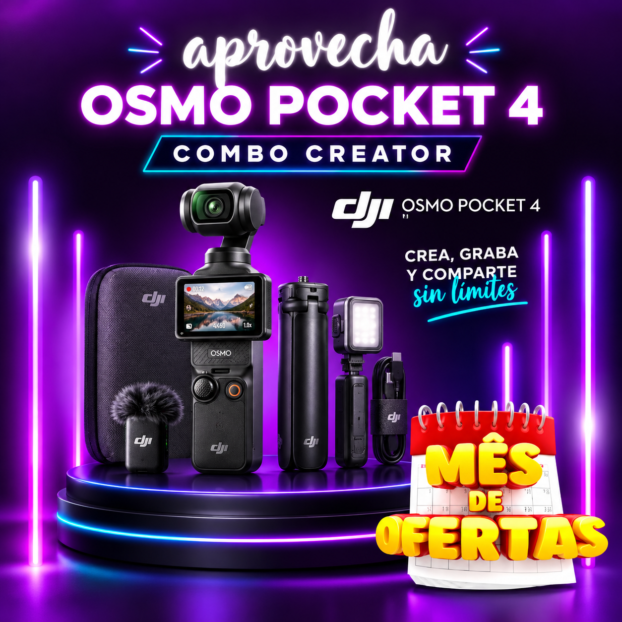 Osmo pocket 4 combo creator