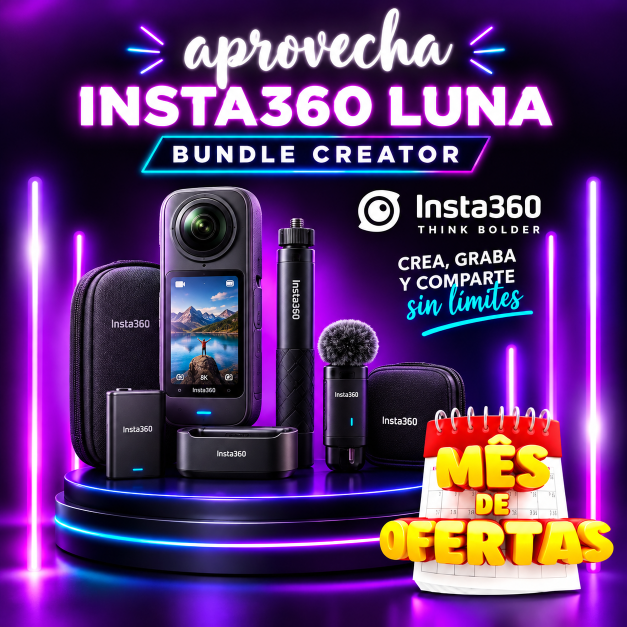 Insta 360 luna combo creator